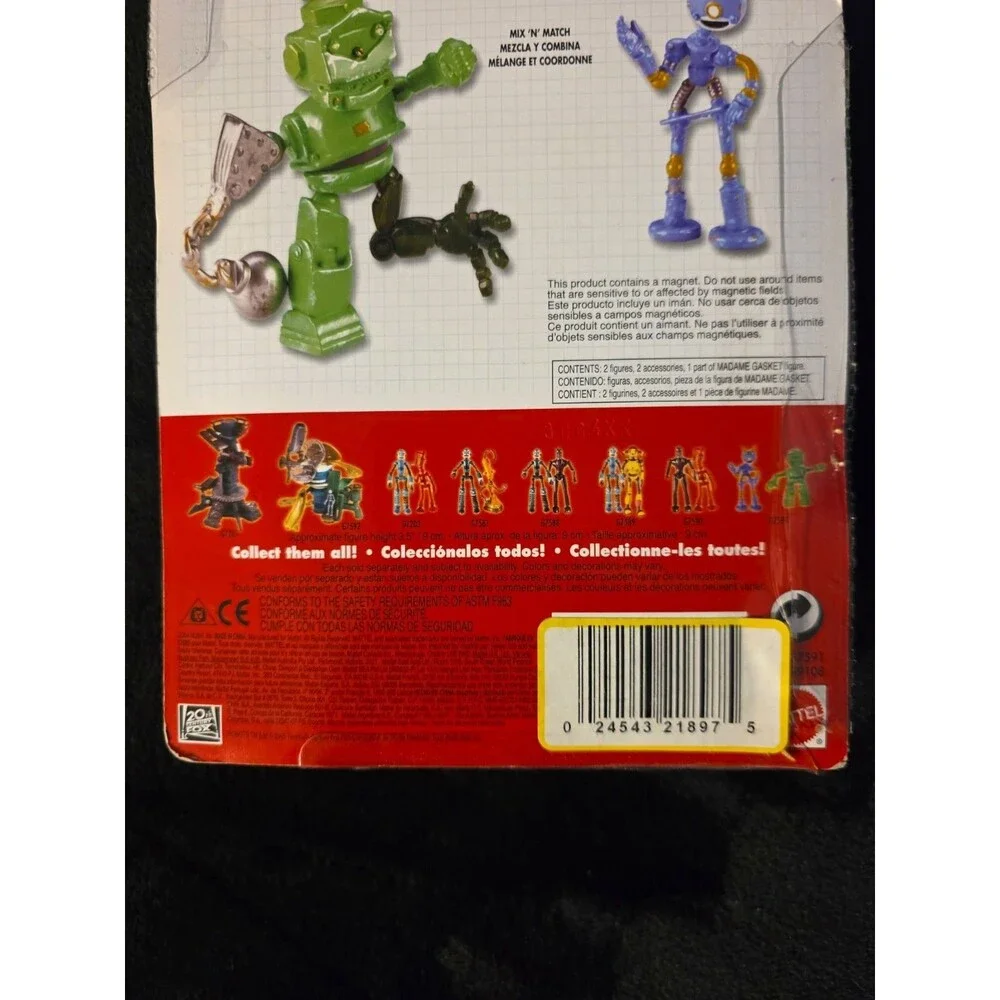 Robots Lug & Diesel Springer Action Figures Mattel 2004 Brand New